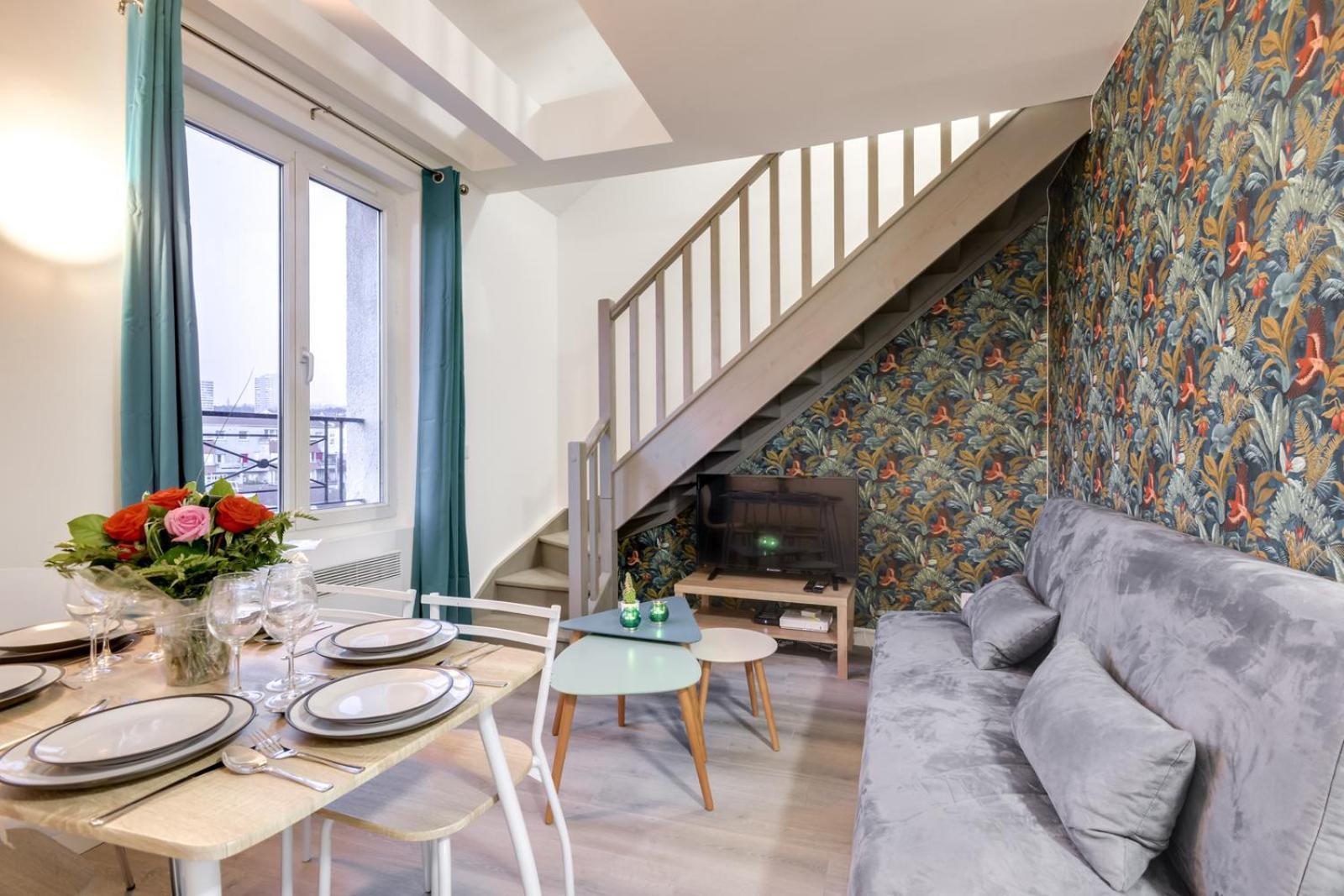 805 Suite Amazing - Superbe Duplex Bagnolet Buitenkant foto